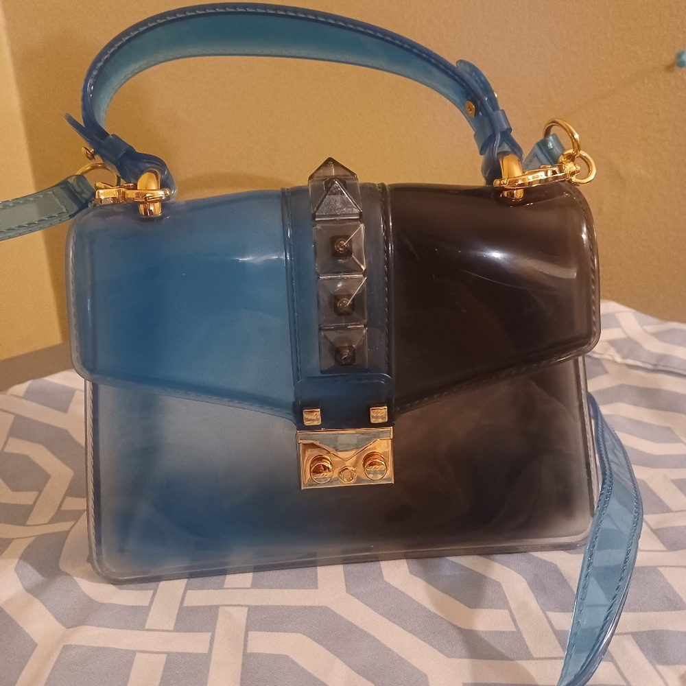 Cross body jelly purse